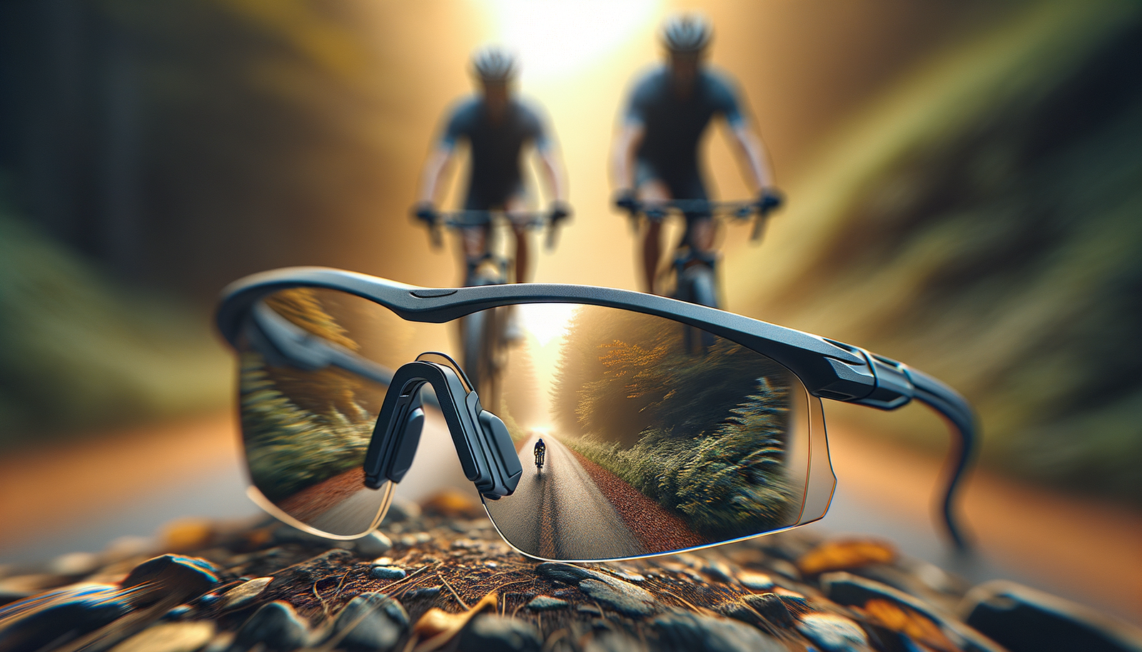 Photo bicycle glasses